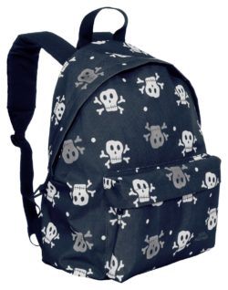 Trespass Black & Grey Skulls Backpack.